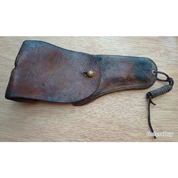 Ancien tui holster militaire US en cuir mod. 1916 pour Colt 45 / 1911 - WW2