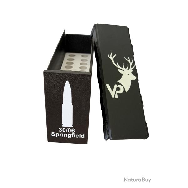 Boite de rangement pour 20 munitions calibres 30/06 Winchester/Springfield