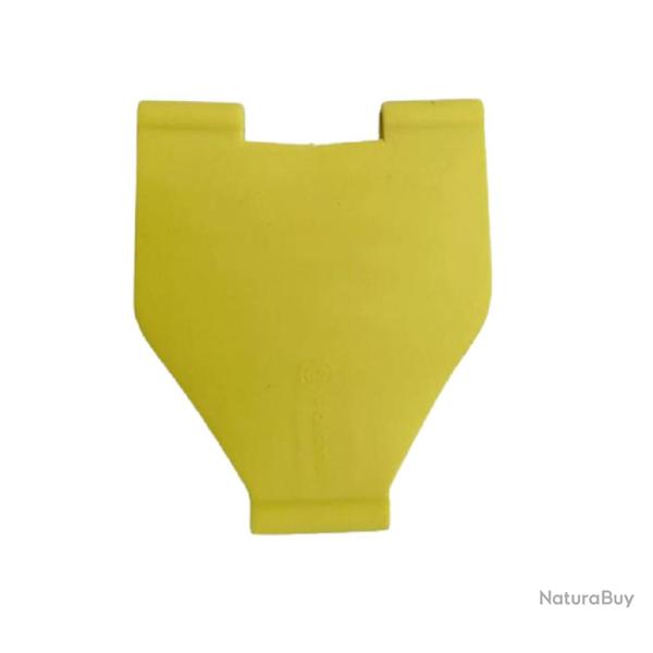 attache antenne grav� pour collier DC50 T5 TT15 jaune fluo