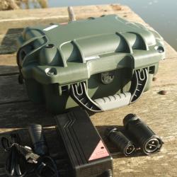 Batterie lithium Bat4boat Kit Bellyboat LiFePo4 12V 50Ah avec chargeur 5A graphite