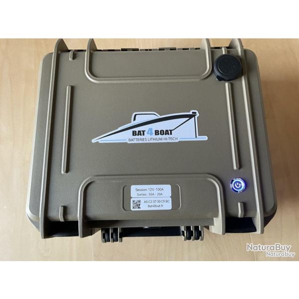 Batterie lithium Bat4boat Batterie LiFePo4 SESSION 12V 100Ah