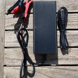 Bat4boat Chargeur 8A pour batterie 12V LiFePo4 pinces