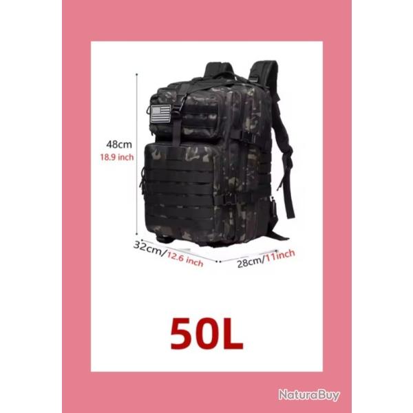 Sac � dos de voyage    50 L ( envoi gratuit )