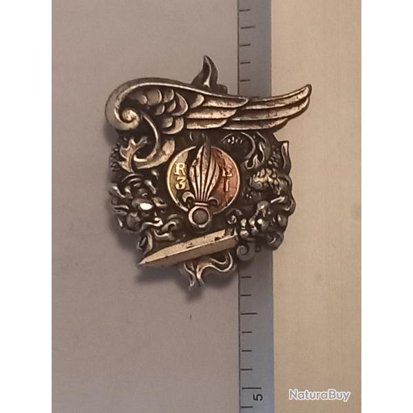 Insigne de la compagnie parachutiste du 3�me REI - Retirage