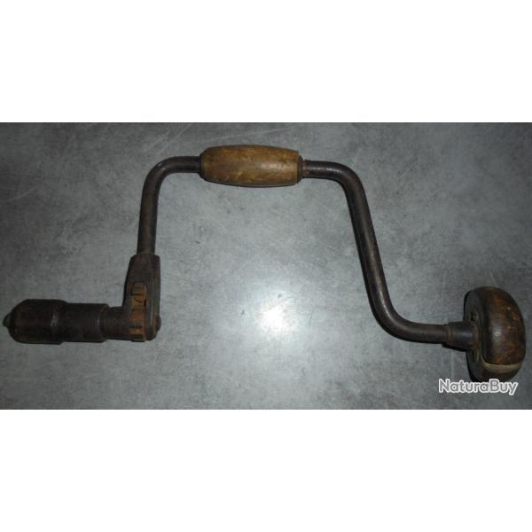 ANCIEN VILEBREQUIN CHIGNOLE PERCEUSE � MAIN MANUELLE OUTIL ANCIEN ANTIQUE