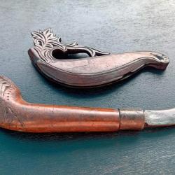SUPERBE COUTEAU KARAMBIT LAWI AYAM, PREMIERE MOITIE DU XX&deg; SIECLE, SUMATRA, RARE