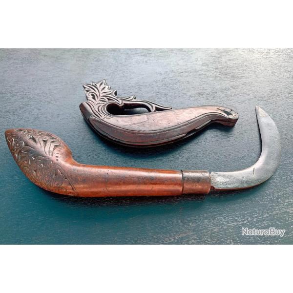 SUPERBE COUTEAU KARAMBIT LAWI AYAM, PREMIERE MOITIE DU XX� SIECLE, SUMATRA, RARE
