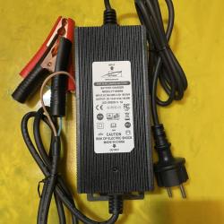 Bat4boat Chargeur 10A étanche pour batterie 12V LiFePo4 pinces