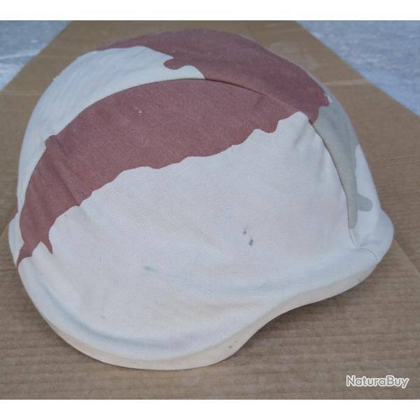 Casque spetra CGF Gallet 1998 avec son couvre camoufler 3 tons dsert