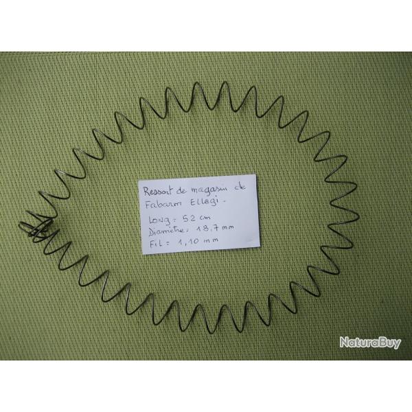 Baisse de prix...  Ressort  de magasin de Fabarm Ellegi bon �tat  longueur  52  cm