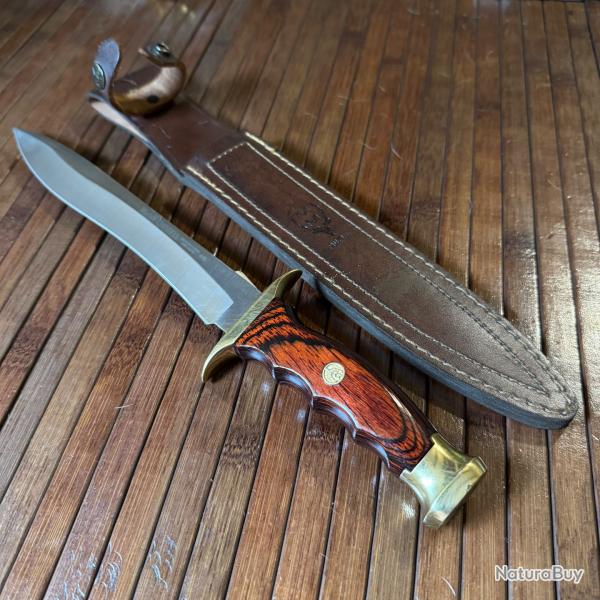 BEAU POIGNARD COUTEAU MUELA CHEVREUIL