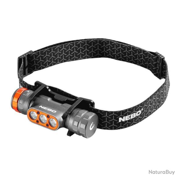 NEBO Transcend 1500 Lampe Frontale LED Rechargeable - �clairage Puissant Outdoor