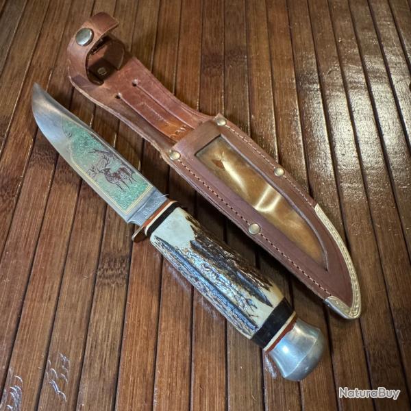 COUTEAU - POIGNARD GUTMANN CUTLERY. CO FABRICATION ALLEMANDE A SOLIGEN ANN�E 50