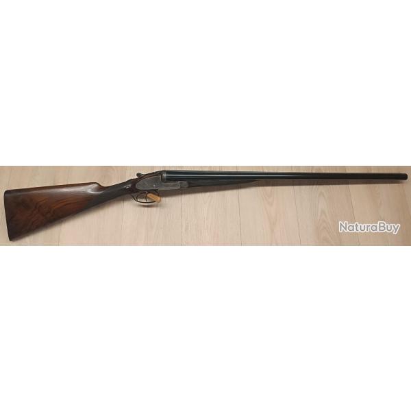 FUSIL JUXTAPOSE FORGERON ALPHONSE A PLATINES CALIBRE 12/70 D'OCCASION