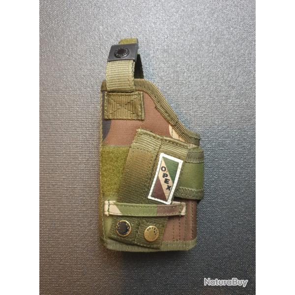 OPEX Holster Universel Cordura Molle Camouflage CE Centre Europe
