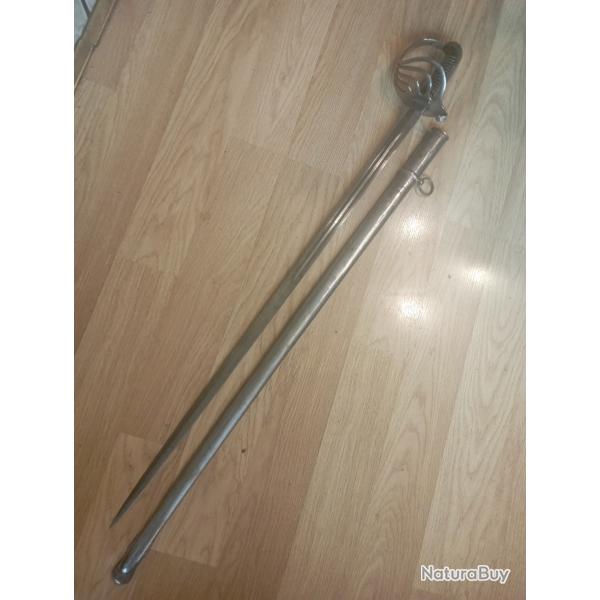 Gros sabre d'officier de chasseurs � pied de type 1855.