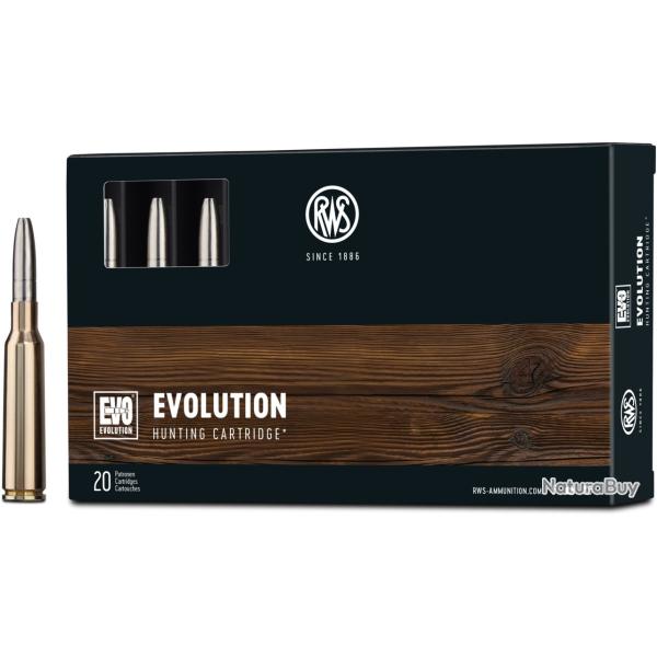 1 boites neuve de 20 cartouches  de calibre 7MM Remington Magnum, RWS EVOLUTION 159grs