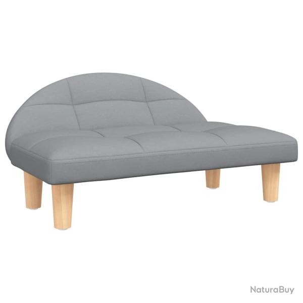 Lit pour chien panier canap� confortable clair 70 x 52 x 30 cm tissu gris 02_0043118