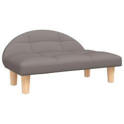 Lit pour chien panier canap&eacute; confortable taupe 70 x 52 x 30 cm tissu Taupe 02_0043209