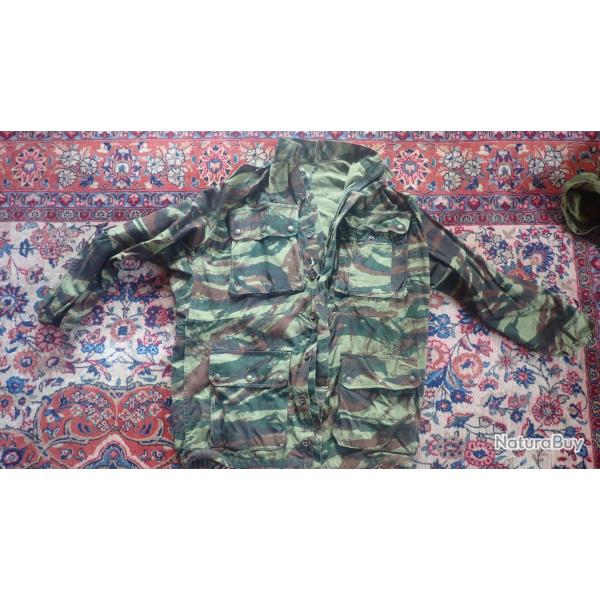veste camoufl�e + capuche    algerie mod 47