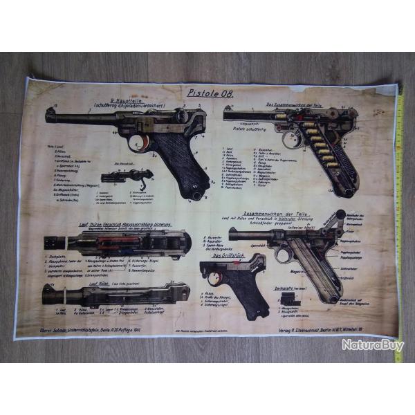 poster plastifi� P08 Allemagne d�coration collection militaire mus�e