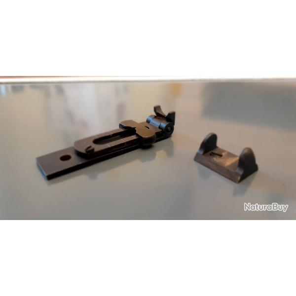 Hausse semi-buckhorn Shiloh pour Sharps