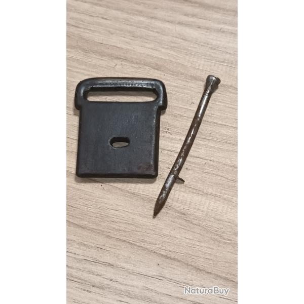 Plaque crosse pour bretelle 98/43 avec sa pointe d'origine