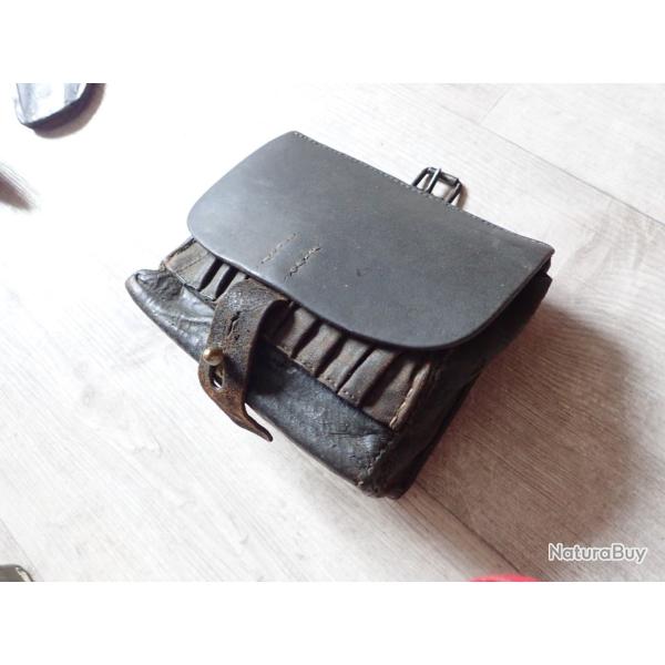 Cartouchi�re fusil VETTERLI suisse - 1� mod�le. Giberne