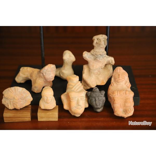 Lot arch�ologique de sculptures en terre cuite - Inde, du 2�me mill�naire av JC � la p�riode Gupta