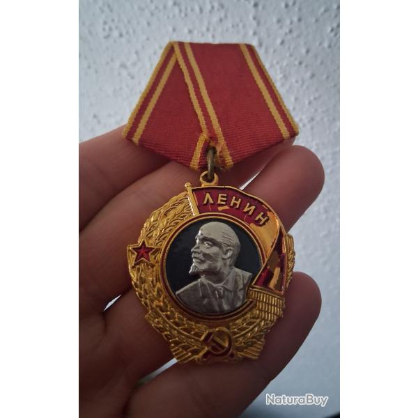 MEDAILLE "ORDRE DE LENINE" URSS CCCP 1980-1990
