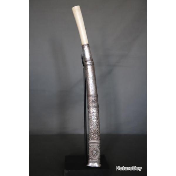 Long couteau de type dha des ethnies L et Shan - Asie du Sud Est, fin 19me dbut 20me sicle