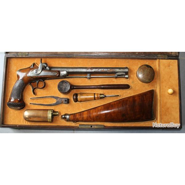 Pistolet Carabine DELVIGNE en coffret