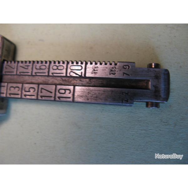 Planchette de hausse pour fusil 98/K Wa/655 No 11679