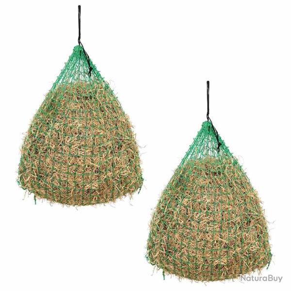 Filet � foin 2 pcs Rond 0,75 x 0,75 m PP