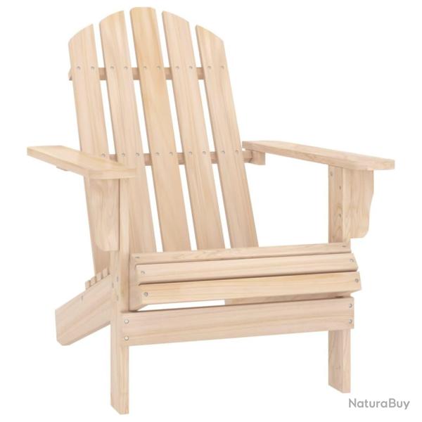 Chaise de jardin Adirondack bois de sapin massif