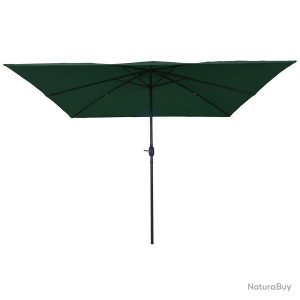 Parasol de jardin carr�295x245 cm Vert
