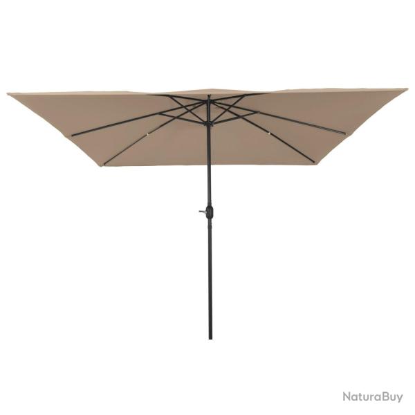 Parasol de jardin carr�295x245 cm Taupe