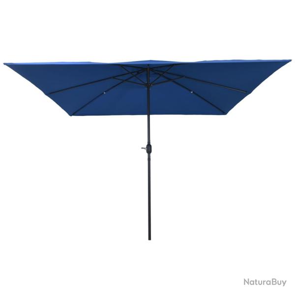 parasol de jardin carr�295x245 cm bleu azur