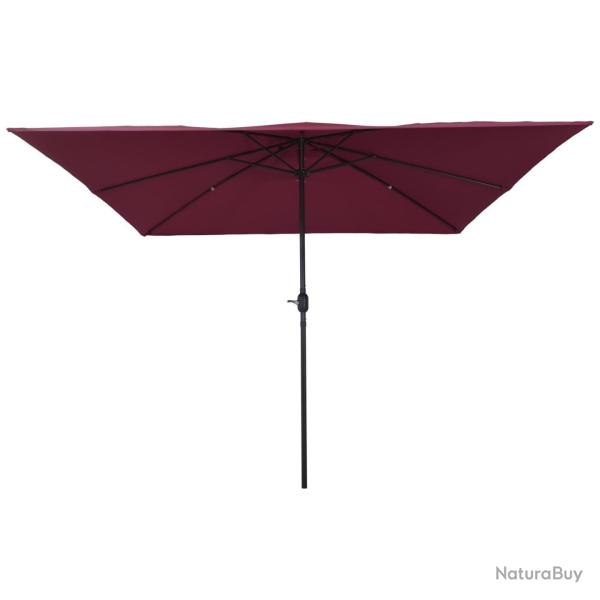 Parasol carr�295x245 cm Bordeaux