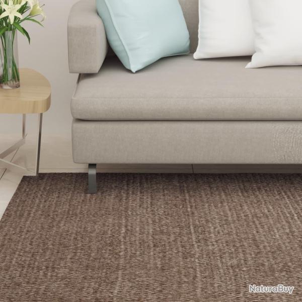 Tapis en sisal pour griffoir marron 66 x 350 cm
