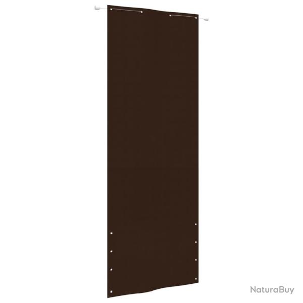 cran de balcon Marron 80x240 cm Tissu Oxford