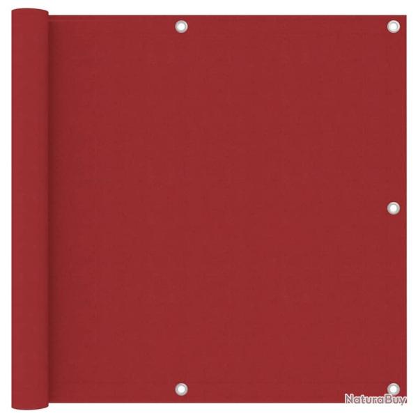 �cran de balcon Rouge 90x300 cm Tissu Oxford