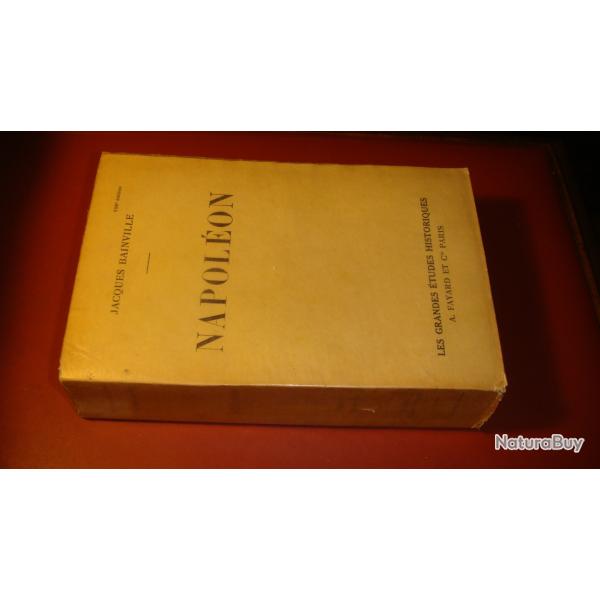 NAPOLEON JACQUES BAINVILLE LES GRANDES ETUDES HISTORIQUES 1932
