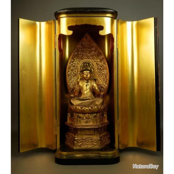 Bouddha - Buddha kannon & Zushi box 44.5 cm