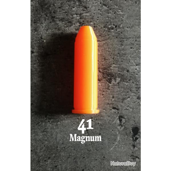 Douille Amortisseur, fausse Cartouche 41 Magnum  et autres, lot de 6
