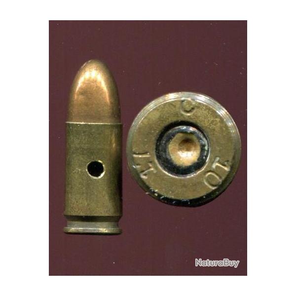 9 x 19 Parabellum P08 - Allemange Guerre 14-18 - Production Cassel en Octobre 1917