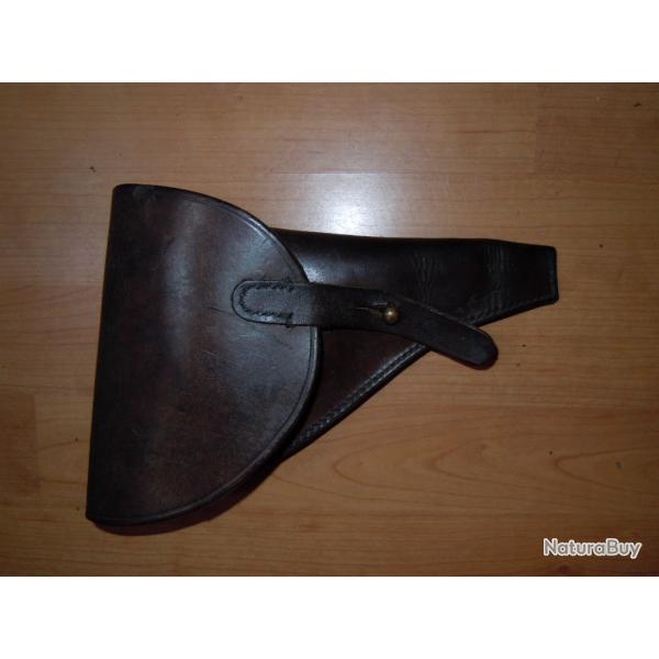 Etuit en cuir model 1892 trs bon tat utilis par la police alemande