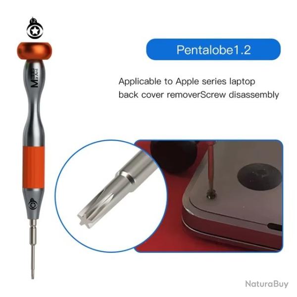TOURNEVIS DE PRECISION PENTALOBE 1.2 MAGNETIQUE Ma-ant My-903 TELEPHONE ORDINATEUR SWITCH PC