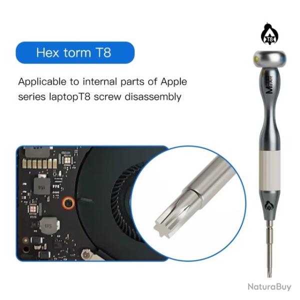 TOURNEVIS DE PRECISION TORX T8 MAGNETIQUE Ma-ant My-903 TELEPHONE ORDINATEUR SWITCH PC