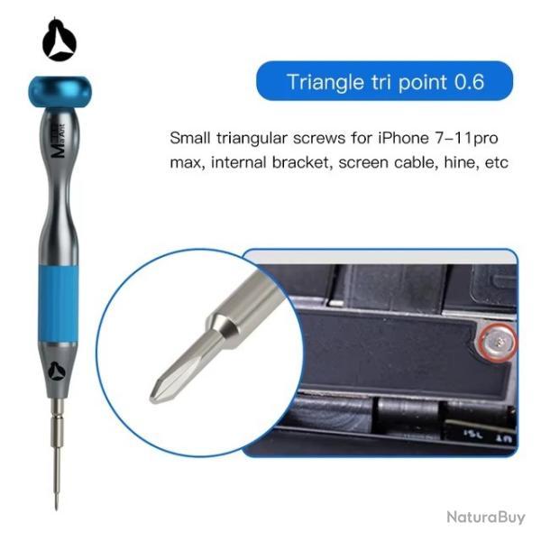 TOURNEVIS DE PRECISION TRIPOINT 0.6 MAGNETIQUE Ma-ant My-903 TELEPHONE ORDINATEUR SWITCH PC